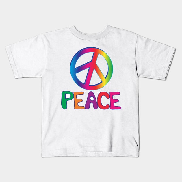 Peace Kids T-Shirt by nikovega21